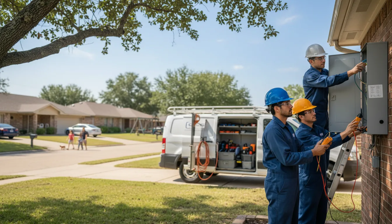 Certified electrician providing emergency electrical services in Ardmore, AL